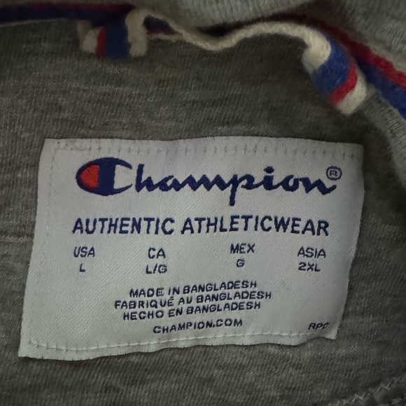 Champion burgundy men’s hoodie size  L - Picture 3 of 3